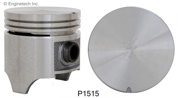 Piston Set - Cast (EngineTech P1515-6) 61-87