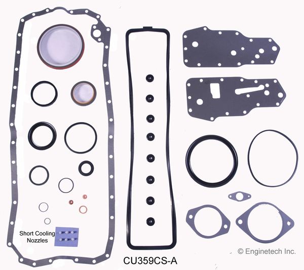 Lower Gasket Set (EngineTech CU359CS-A) 89-98