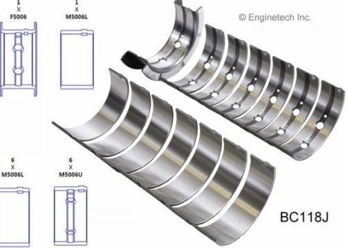 Main Bearing Set (EngineTech BC118J) 89-12