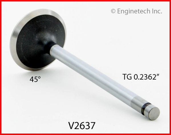 Exhaust Valve (EngineTech V2637) 89-98