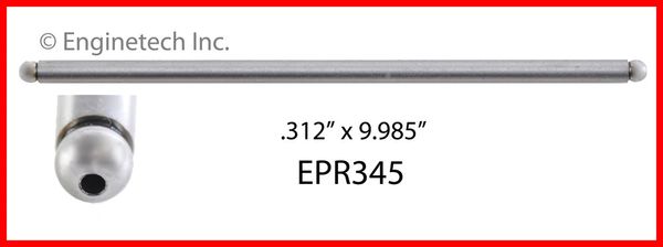 Push Rod - 9.985" (EngineTech EPR345) 81-87