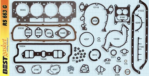 Full Gasket Set (Best RS663G-1) 63 Only