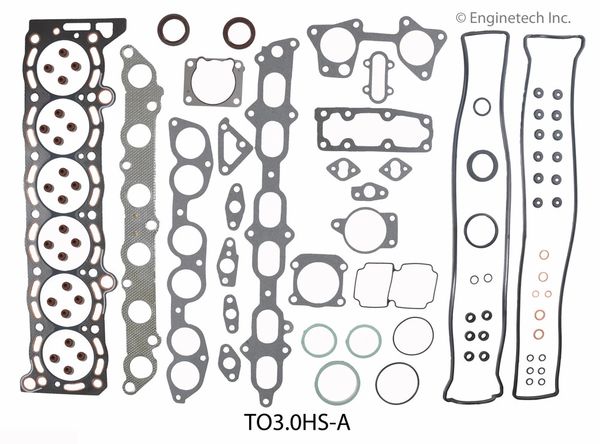 Head Gasket Set (EngineTech TO3.0HS-A) 86-92