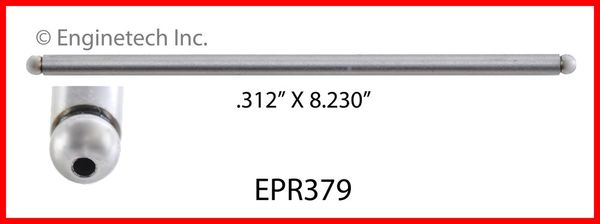 Push Rod - Intake 8.232" (EngineTech EPR379) 70-90