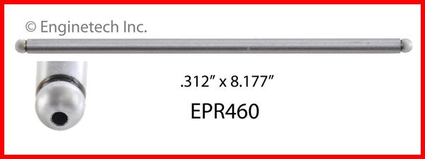 Push Rod - Intake 8.182" (EngineTech EPR460) 91-95