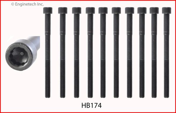 Head Bolt Set (EngineTech HB174) 01-07