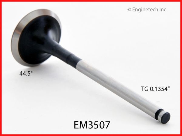 Exhaust Valve - Stellite (EngineTech EM3507) 98-10
