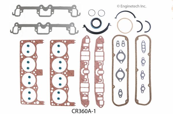 Full Gasket Set (EngineTech CR360A-1) 90-91