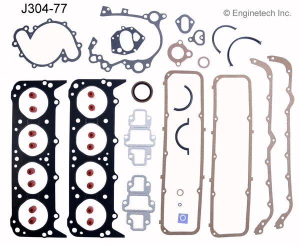 Full Gasket Set (EngineTech J304-77) 70-81