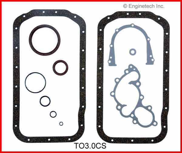 Lower Gasket Set (EngineTech TO3.0CS) 88-95