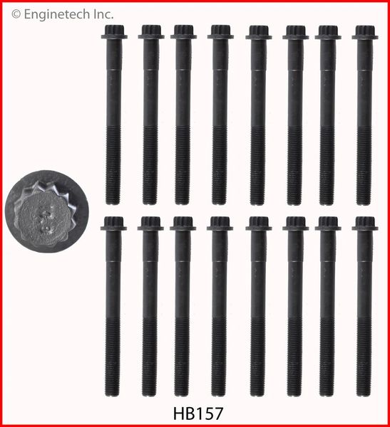 Head Bolt Set - Both Heads (EngineTech HB157) 88-95