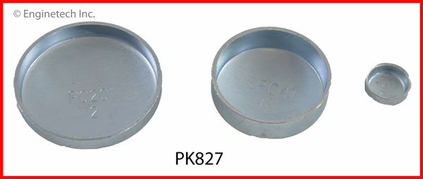 Frost Plug Set - Steel (EngineTech PK827) 99-12