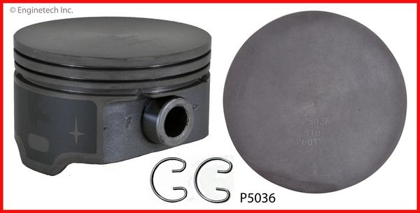 Piston Set - Hyperutectic (EngineTech P5036-8) 05-09