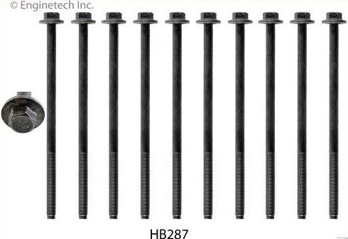 Head Bolt Set - For 1 Head (EngineTech HB287) 97-16