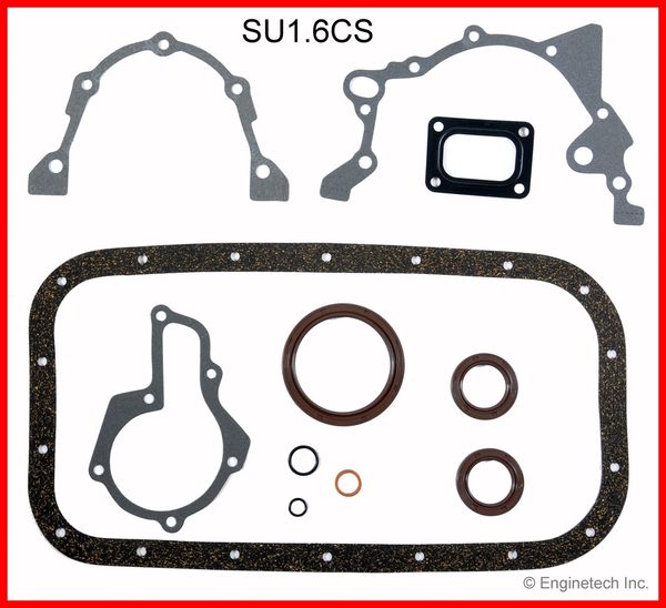 Lower Gasket Set (EngineTech SU1.6CS) 89-02