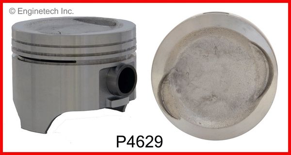 Piston Set - Cast (EngineTech P4629-4) 89-95