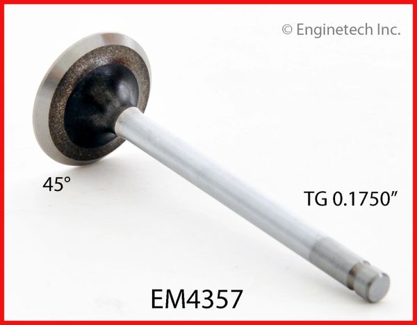 Valve - Stellite Exhaust (EngineTech EM4357) 96-06