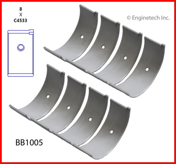 Rod Bearing Set (EngineTech BB1005) 02-12