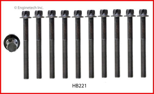 Head Bolt Set (EngineTech HB221) 02-12