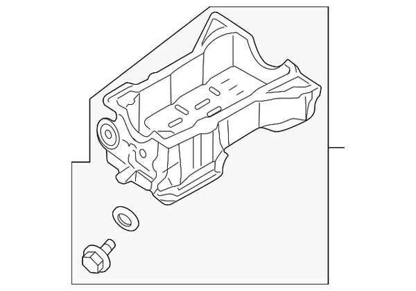 Oil Pan (OE Part 11520-82Z00) 09-12