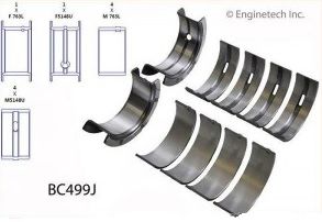 Main Bearing Set (EngineTech BC499J) 91-02