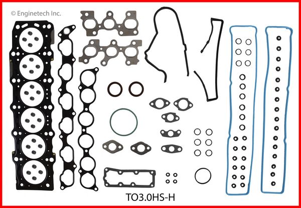 Head Gasket Set - MLS (EngineTech TO3.0HS-H) 93-98