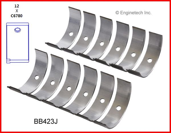 Rod Bearing Set (EngineTech BB423J) 98-10