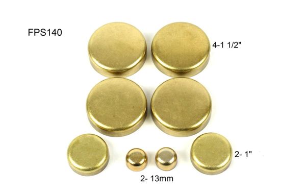 Frost Plug Set - Brass (DNJ FPS140) 98-10