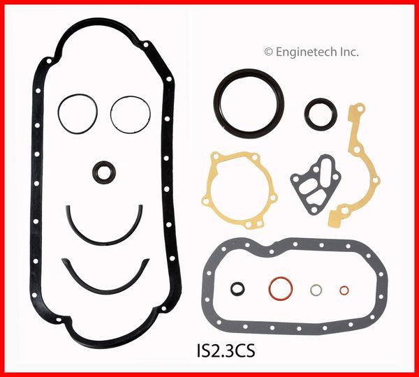 Conversion / Lower Gasket Set (EngineTech IS2.3CS) 86-97