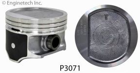 Piston Set - Hyperutectic (EngineTech P3071-4) 96-00