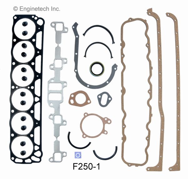 Full Gasket Set (EngineTech F250-1) 69-80