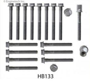 Head Bolt Set - For Aluminum Cyl Head (EngineTech HB133) 87-94