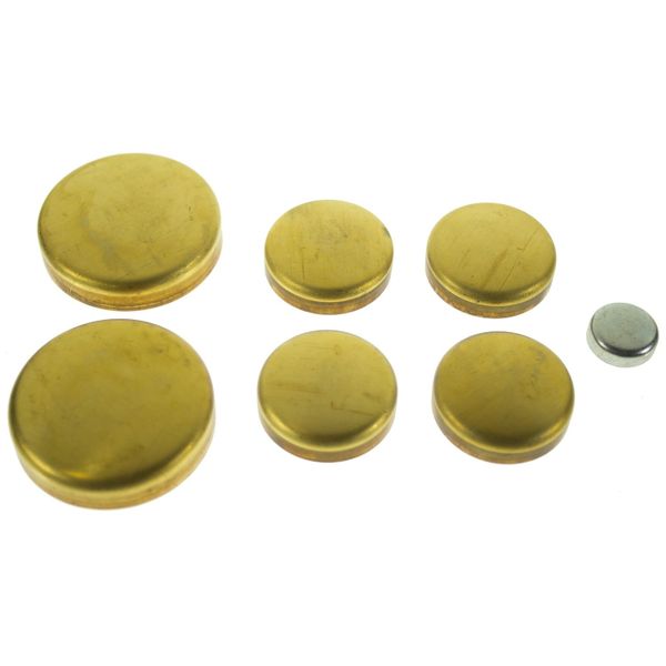 Frost Plug Set - Brass (Melling MPE133BR) 71-82