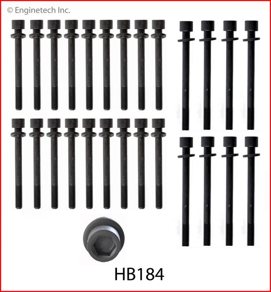 Head Bolt Set (EngineTech HB184) 84-04