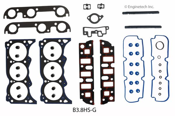 Head Gasket Set - FWD (EngineTech B3.8HS-G) 90-95