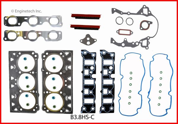 Head Gasket Set - RWD (EngineTech B3.8HS-C) 00-02