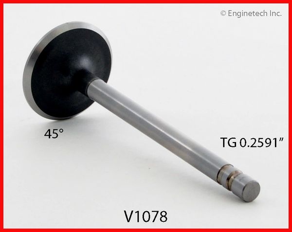 Intake Valve - 1.720" L4 (EngineTech V1078) 62-70