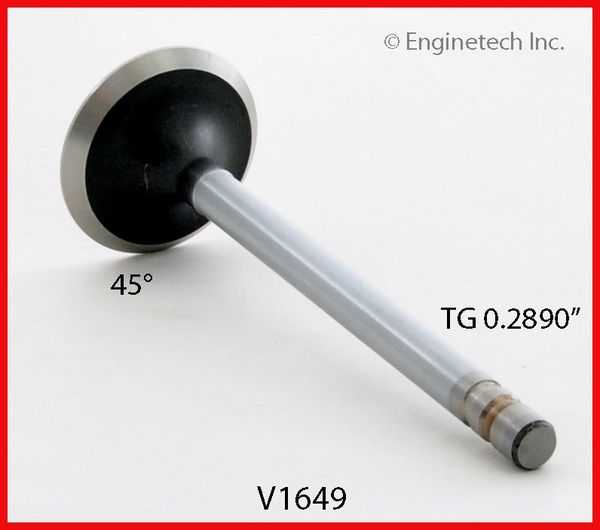 Valve - Exhaust 1.600" (EngineTech V1649) 67-79