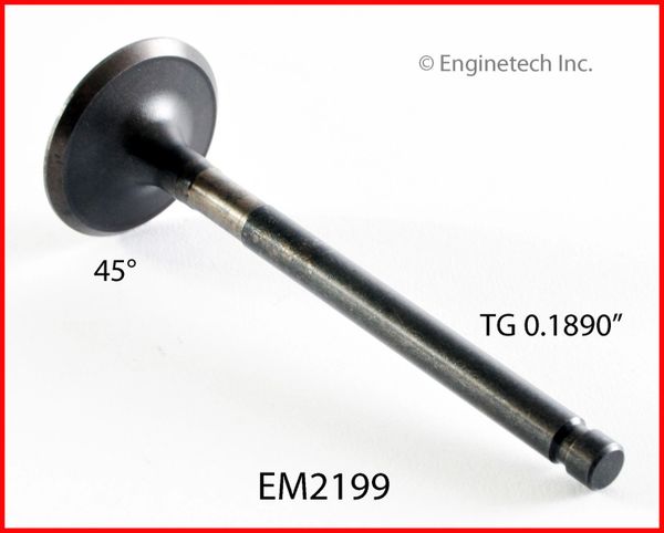Valve - Exhaust (EngineTech EM2199) 81-95