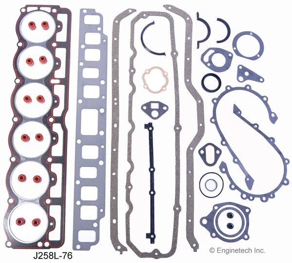 Full Gasket Set (EngineTech J258L-76) 81-85