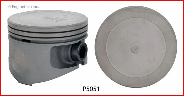 Piston Set - Cast (EngineTech P5051-4) 95-05
