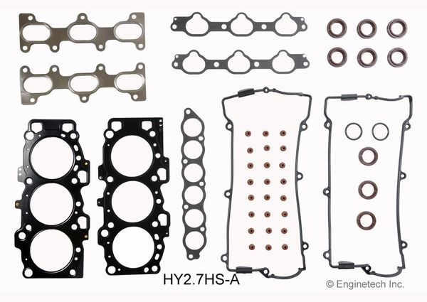 Head Gasket Set - MLS (EngineTech HY2.7HS-A) 01-04