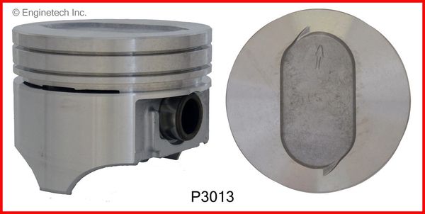 Piston Set - Cast (EngineTech P3013-8) 88-92