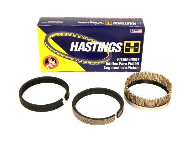 Piston Ring Set - Cast (Hastings 598) 68-92