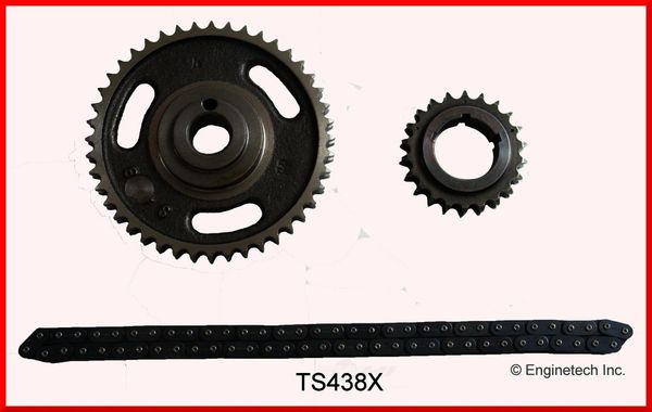 Timing Set - True Double Roller (EngineTech TS438X) 68-92
