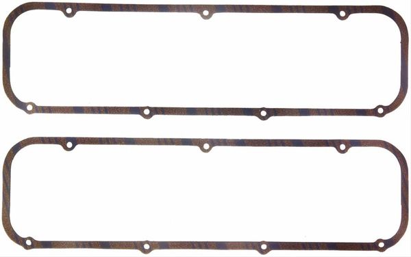 Valve Cover Gasket Set - Perf. Cork/Rubber with Steel Core (Felpro 1643) 68-87