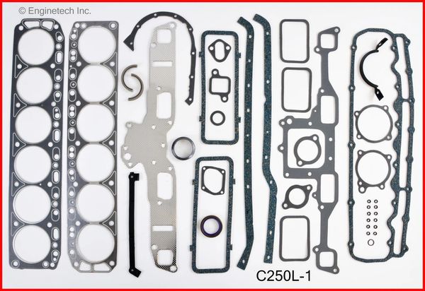 Full Gasket Set (EngineTech C250L-1) 75-84 See Notes
