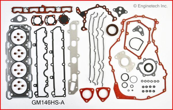 Full Gasket Set (EngineTech GM146K3) 96-99 See Notes