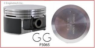 Piston Set - Hyperutectic (EngineTech P3065-4) 96-99