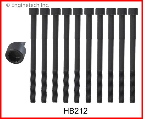 Head Bolt Set (EngineTech HB212) 00-06